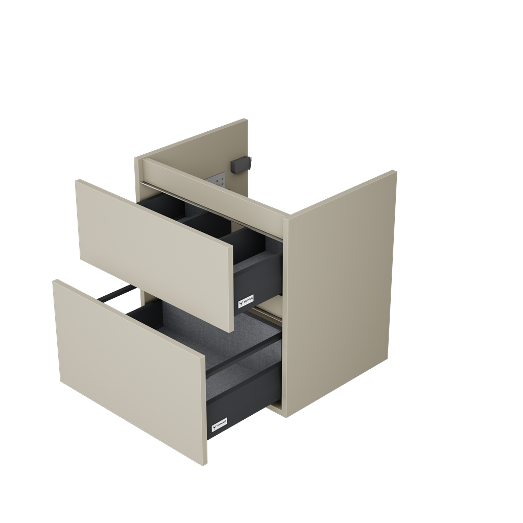 Horn wastafelonderkast (60 cm, Taupe) 5