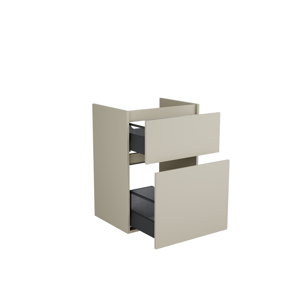 Volendam wastafelonderkast (60 cm, Taupe) 2