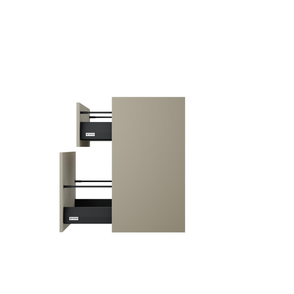 Volendam wastafelonderkast (60 cm, Taupe) 6