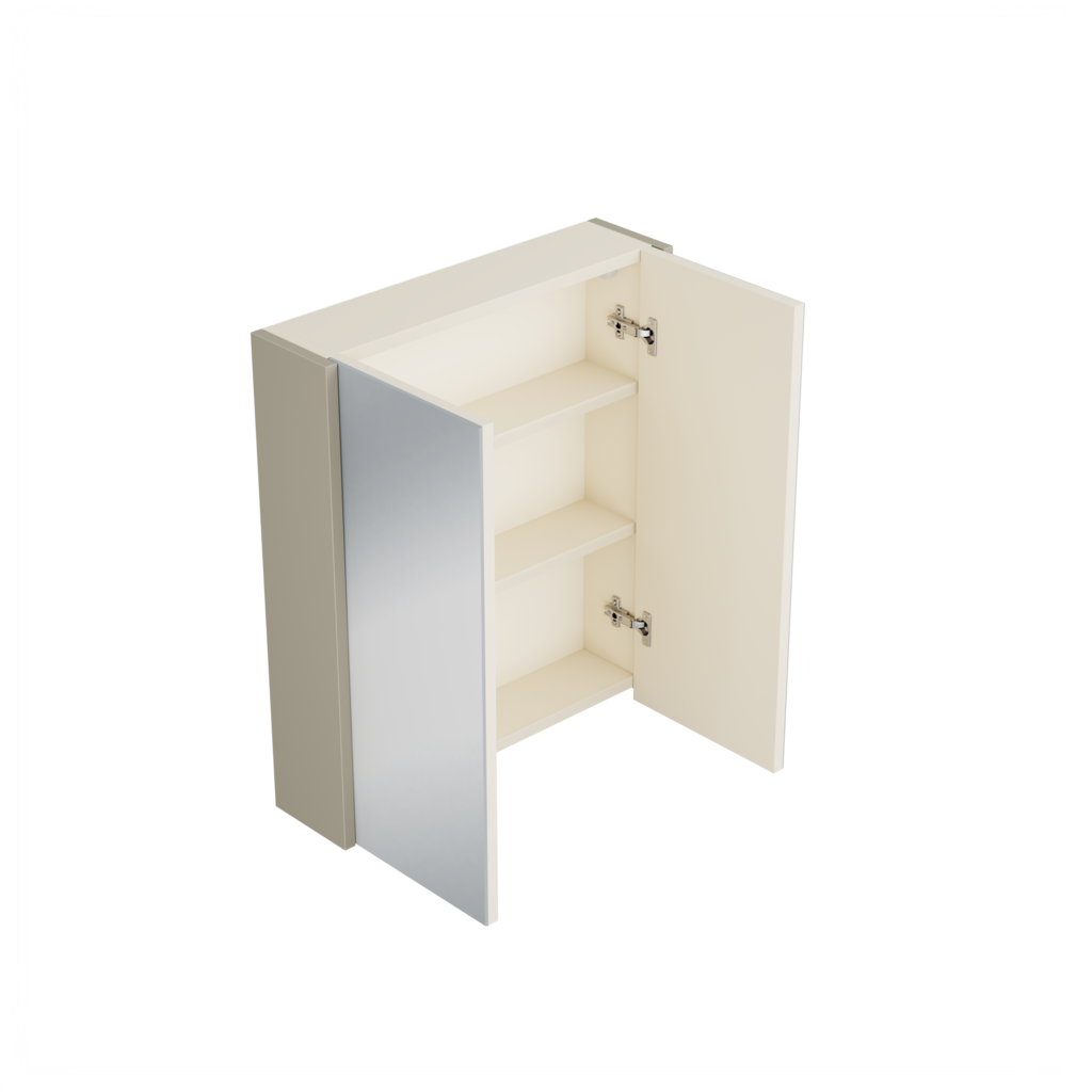 [10212261] Elst spiegelkast (Taupe, 60 cm, Zonder LED-verlichting)