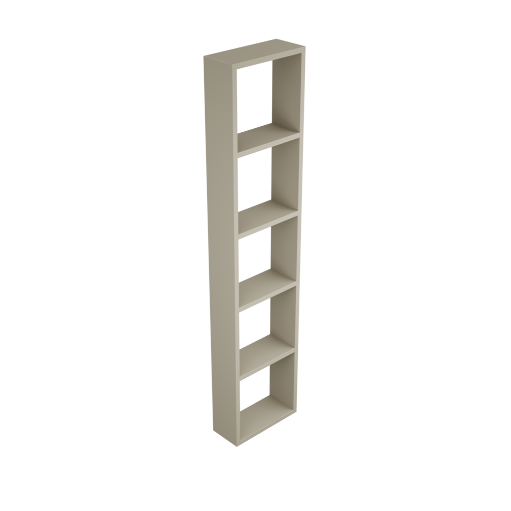 [10626236] Zeist open plank hogekast (Taupe)