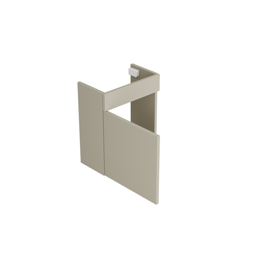 [10126337] Assen toiletmeubel (Taupe, 40 cm)