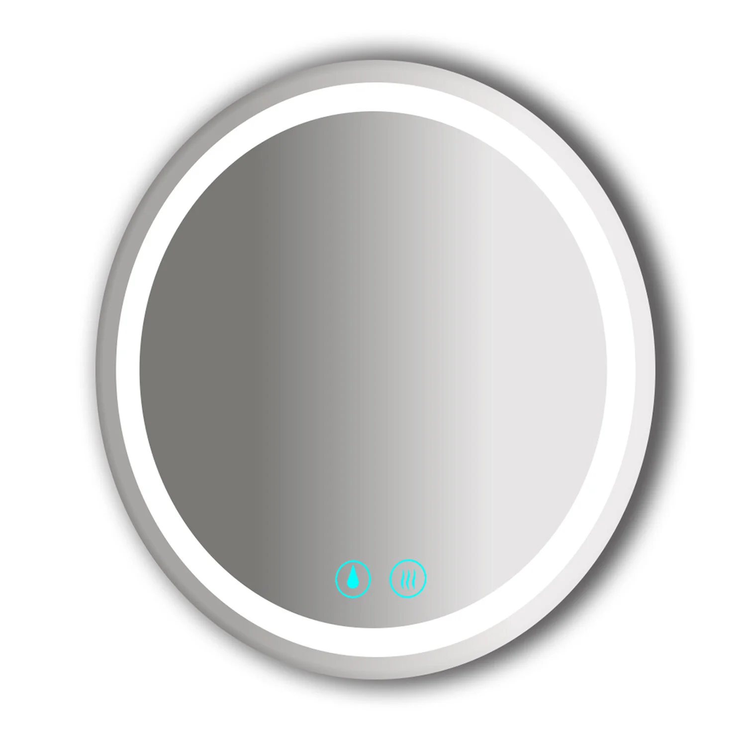 [10223011] Ronde led spiegel aanraakschakelaar-on/off-spiegel opwarming glass (60 cm)