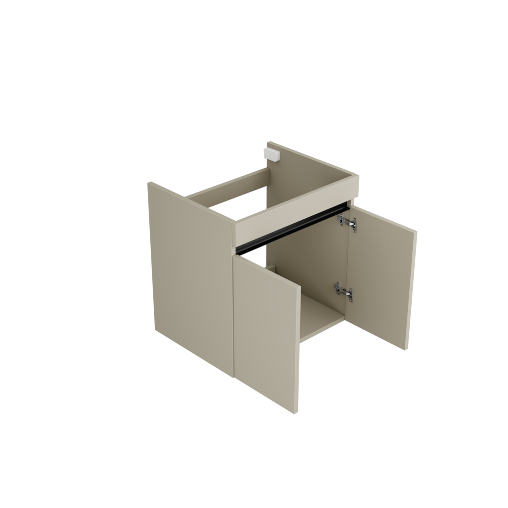 [10116461] Hamburg wastafelonderkast (Taupe, 60 cm)