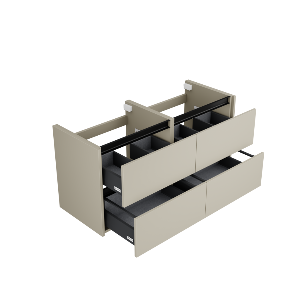 [10115636] Mainz wastafelonderkast (Taupe, 120 cm)