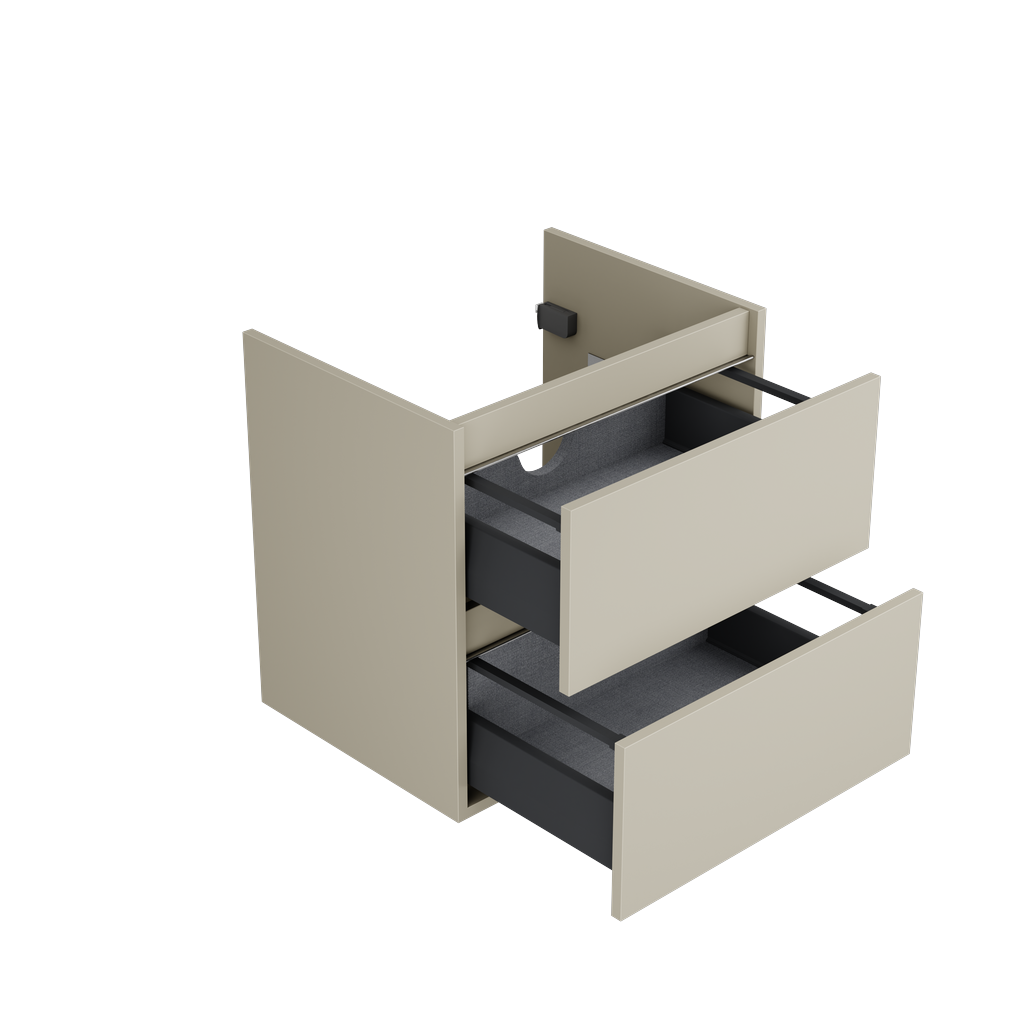 [10115096] Utrecht wastafelonderkast (Taupe, 60 cm)